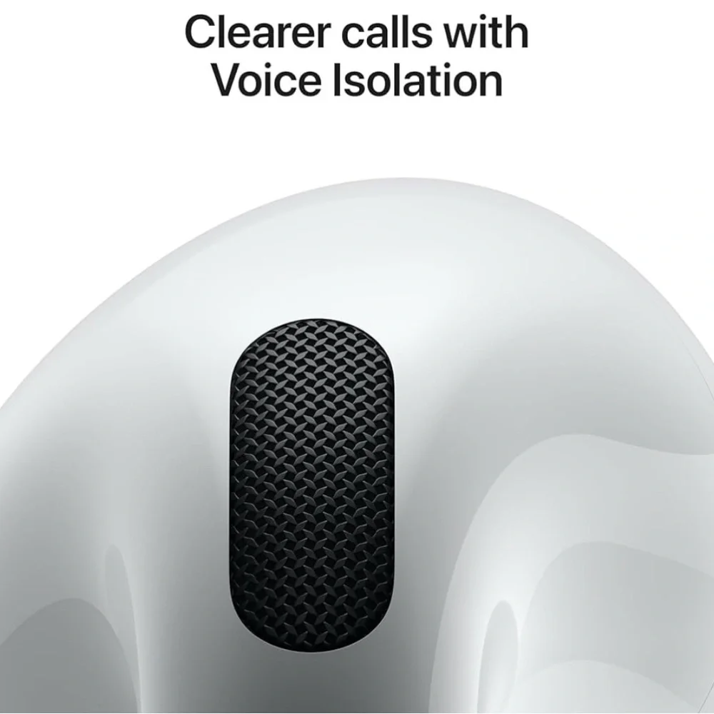 Wireless Earbuds with Voice Isolation - White